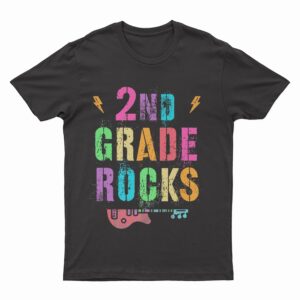 2nd GRADE ROCKS Student Teacher SECOND Grader Rockstar Team T-Shirt