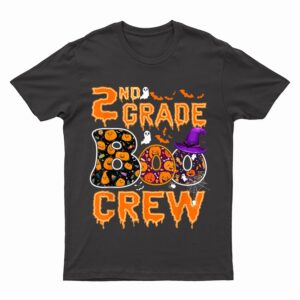 2nd Grade Boo Crew Teachers Students Halloween Costume T-Shirt
