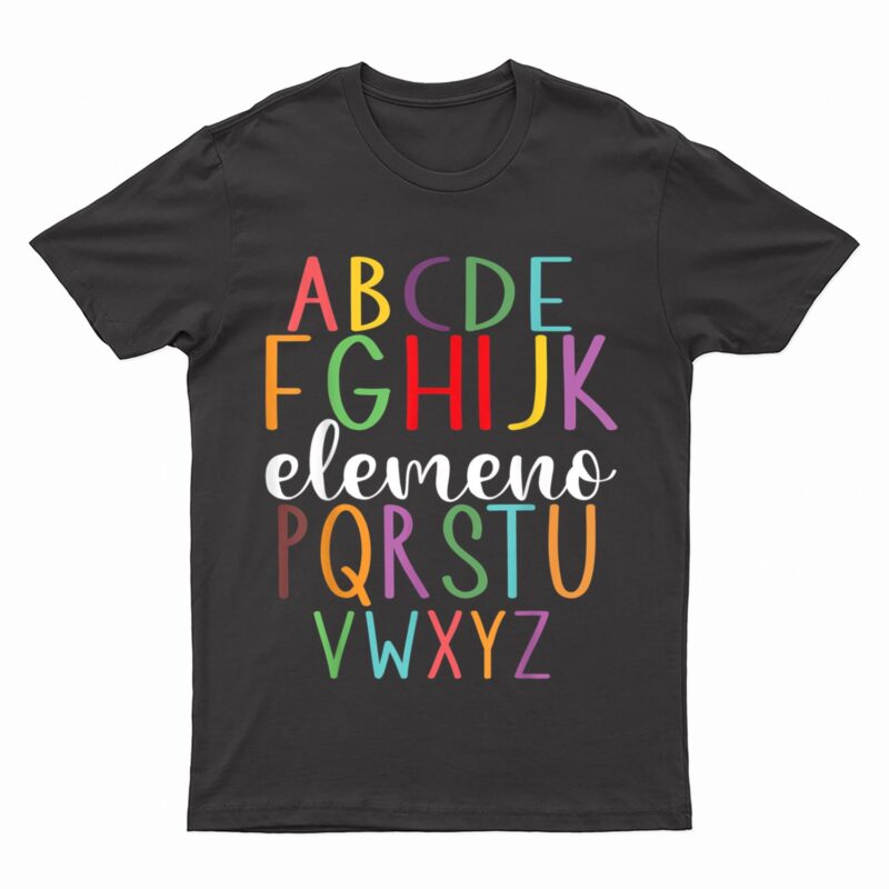ABCD Elemeno Pre K kindergarten Teacher Cute Back To School T-Shirt