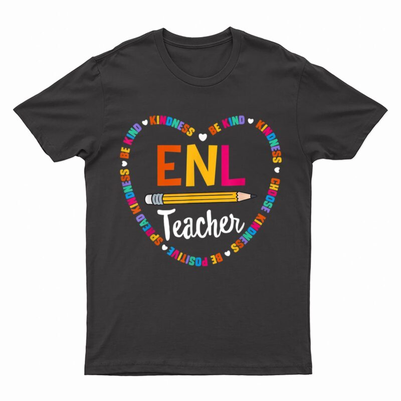 Back to School Tee ENL Teacher English New Language Squad T-Shirt