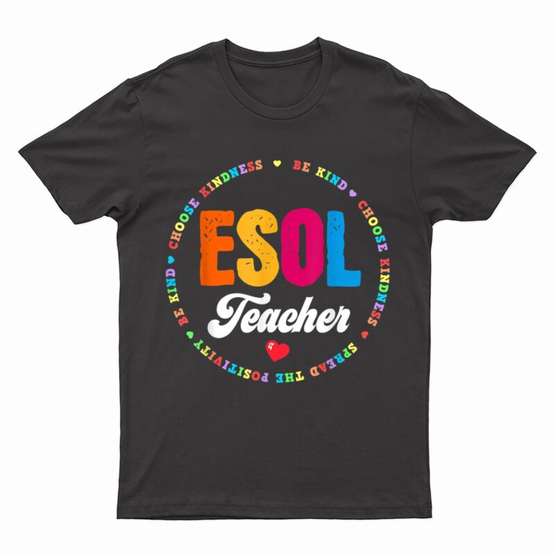 Back to school Teachers Students - Cute ESOL Squad Teacher T-Shirt