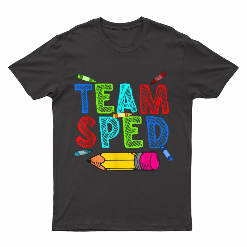 Best Special Education Art For Men Women Special Ed Teacher T-Shirt