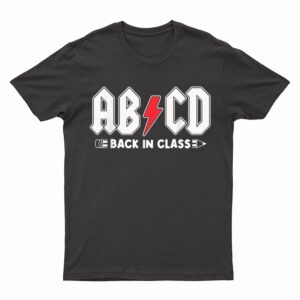 Boys Girls Teachers ABCD Rock Graphic Back To School T-Shirt