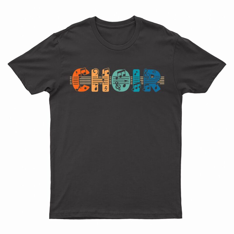 Choir Retro Singer Music Group Teacher Choir Directors T-Shirt