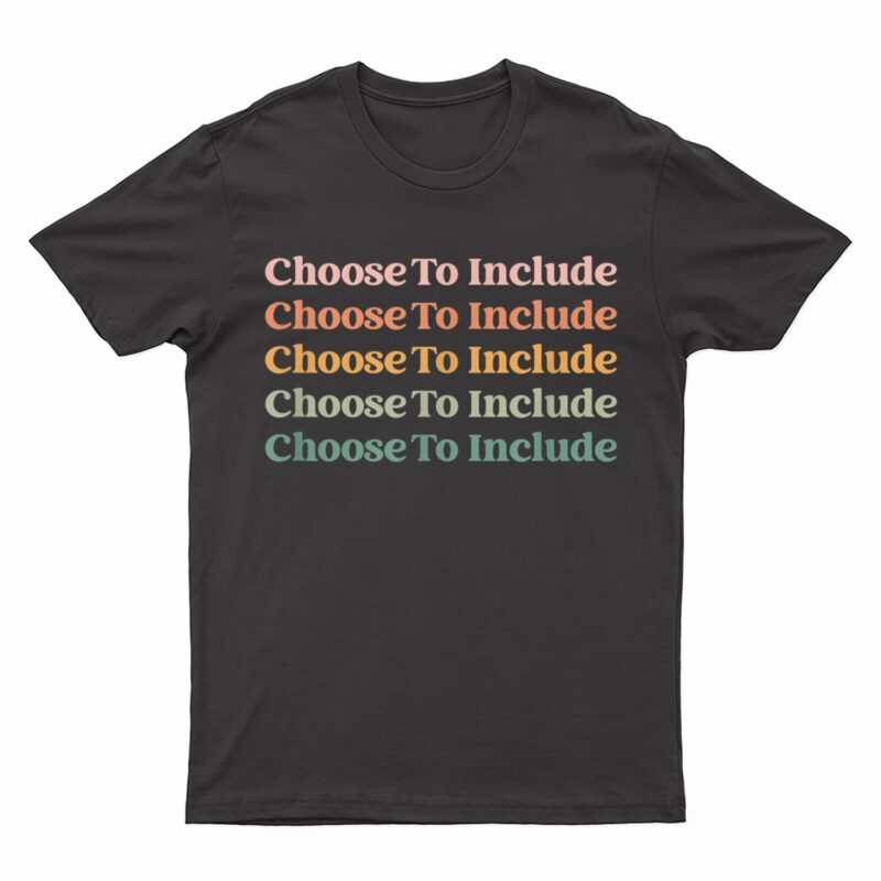 Choose To Include Special Education Teacher Autism Awareness T-Shirt