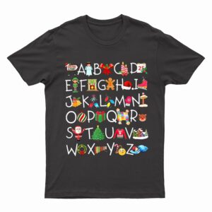 Christmas Alphabet A.B.C Teacher Costume T-Shirt