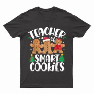 Christmas Teacher Cute Gingerbread Cookies T-Shirt