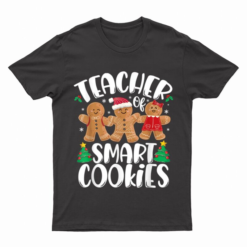 Christmas Teacher Cute Gingerbread Cookies T-Shirt