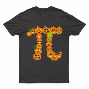 Cool Halloween Costumes Pumpkin Pi Math Lover Gifts Teacher T-Shirt