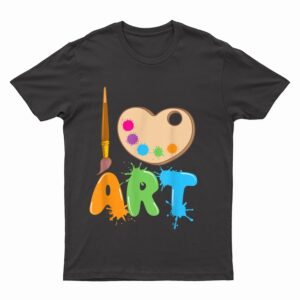 Cool Painting Art Draw Pencil Drawing Teacher T-Shirt