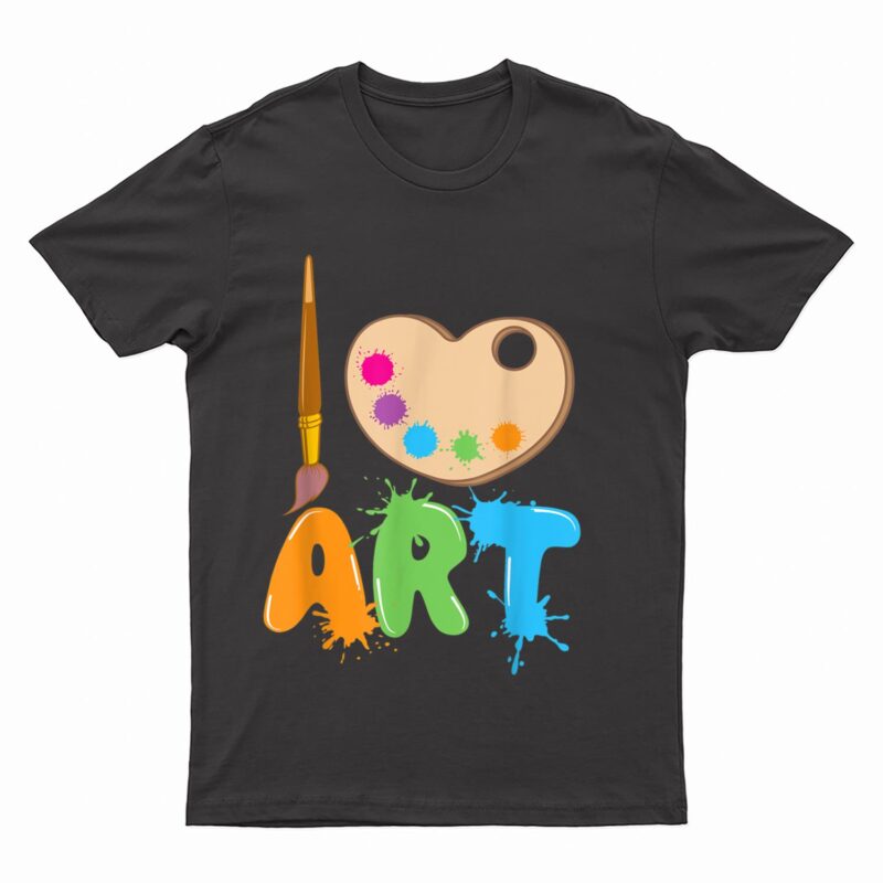 Cool Painting Art Draw Pencil Drawing Teacher T-Shirt