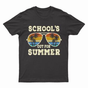 Cute Last Day Of School Schools Out For Summer Teacher Retro T-Shirt