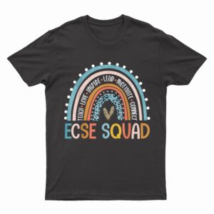 ECSE Squad Team Funny Back To School Teacher supplies T-Shirt