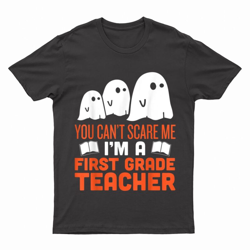 First Grade Teacher - Halloween Ghost T-Shirt