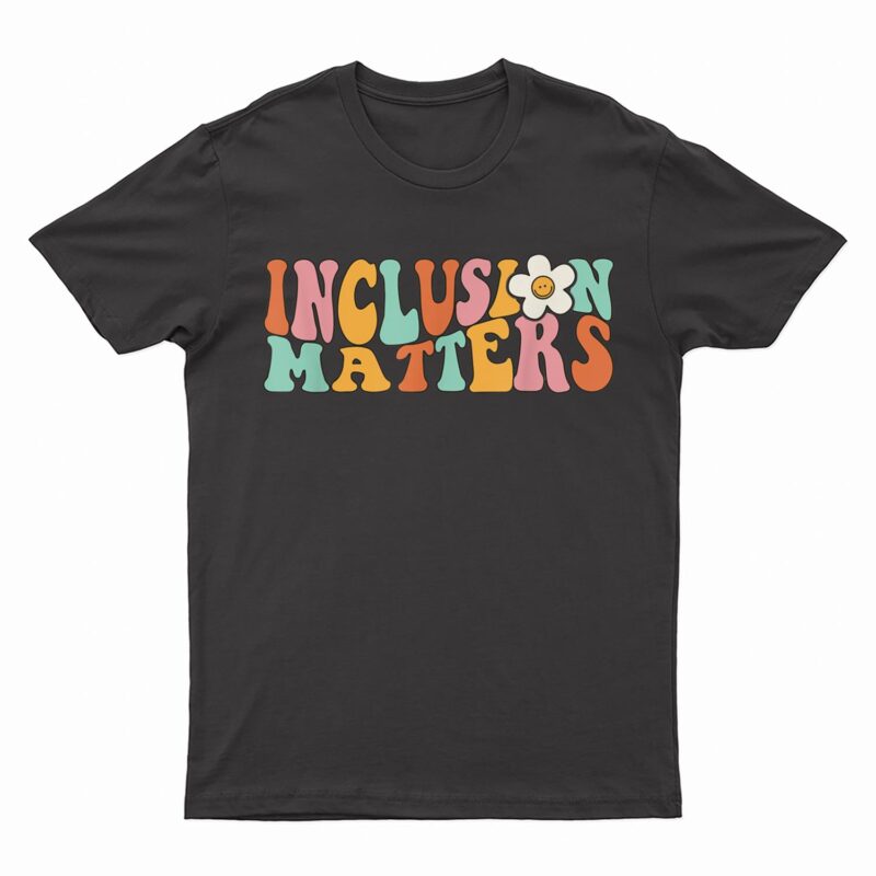 Gnoovy Vintage Inclusion Matters Special Education Teacher T-Shirt
