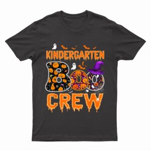 Kindergarten Boo Crew Teachers Students Halloween Costume T-Shirt