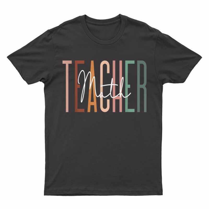 Math Teacher Squad Team Coach Mathematics T-Shirt