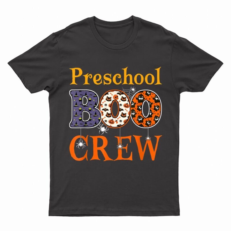 Preschool Boo Crew Pre-K Preschool Spooky Halloween Teacher T-Shirt