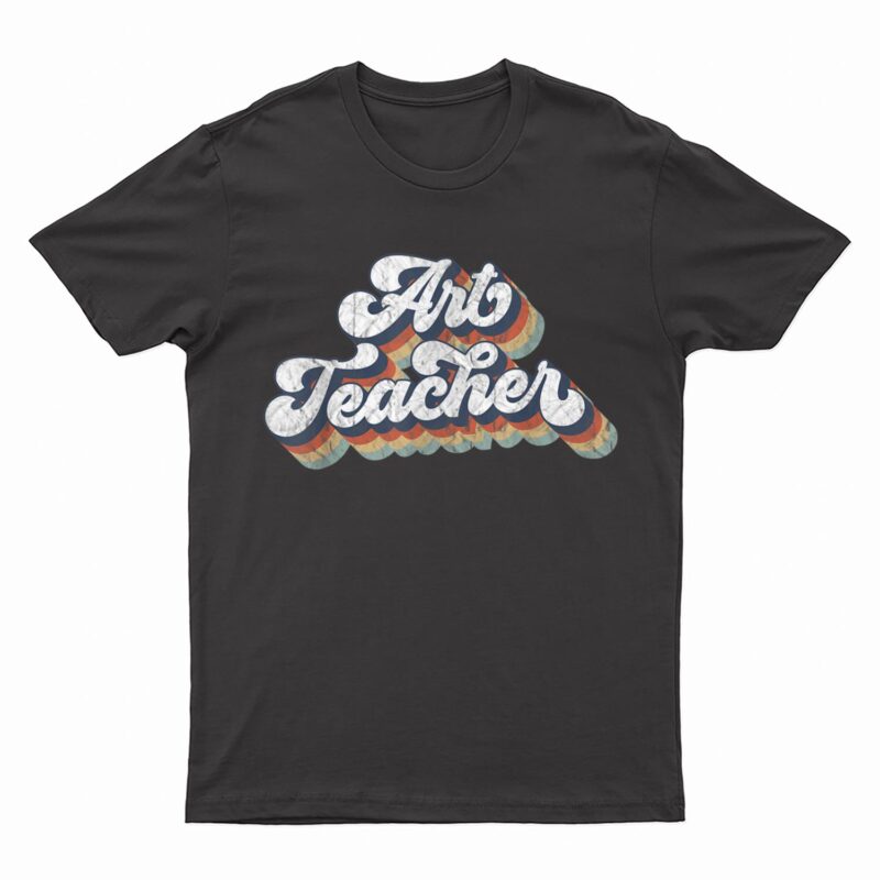 Retro Art Teacher For Artist Teacher Team T-Shirt