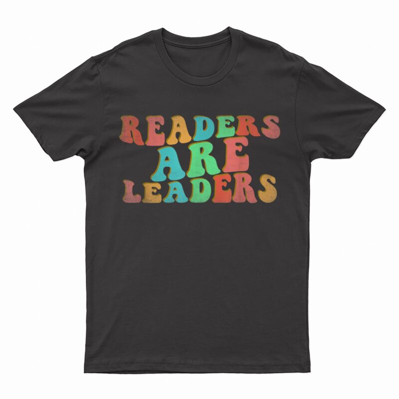 Retro Readers Are Leaders Elementary Teacher Appreciation T-Shirt