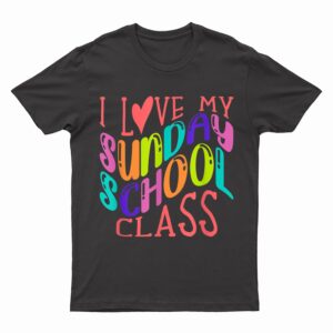 Sunday School Teacher Retro Vintage Jesus Bible Study T-Shirt