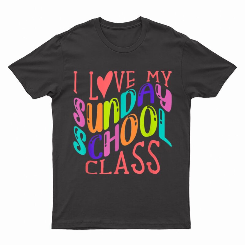 Sunday School Teacher Retro Vintage Jesus Bible Study T-Shirt