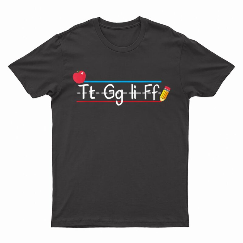 TGIF - Alphabet Friday Teacher Gift - Thank God It's Friday T-Shirt