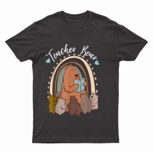Teacher Bear Reading Appreciation Teacher T-Shirt