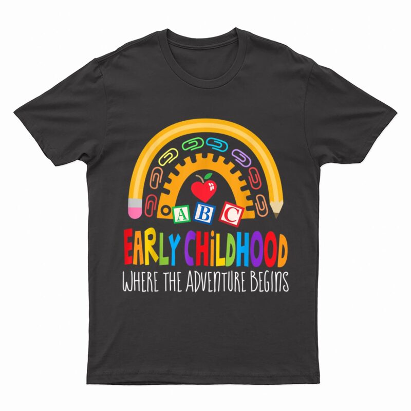 Teacher Early Childhood Education Preschool Head Start Crew T-Shirt