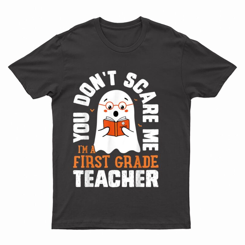 Teacher Halloween Costume Funny Teacher Student First Grade T-Shirt