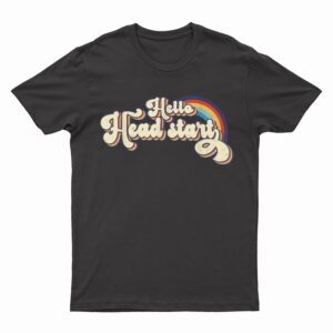 Team Head Start Squad Back To School Rainbow Kids Teacher T-Shirt
