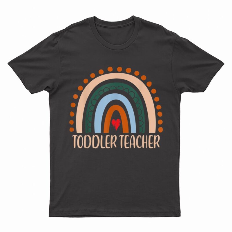 Toddler Teacher Rainbow Appreciation Day Back To School T-Shirt