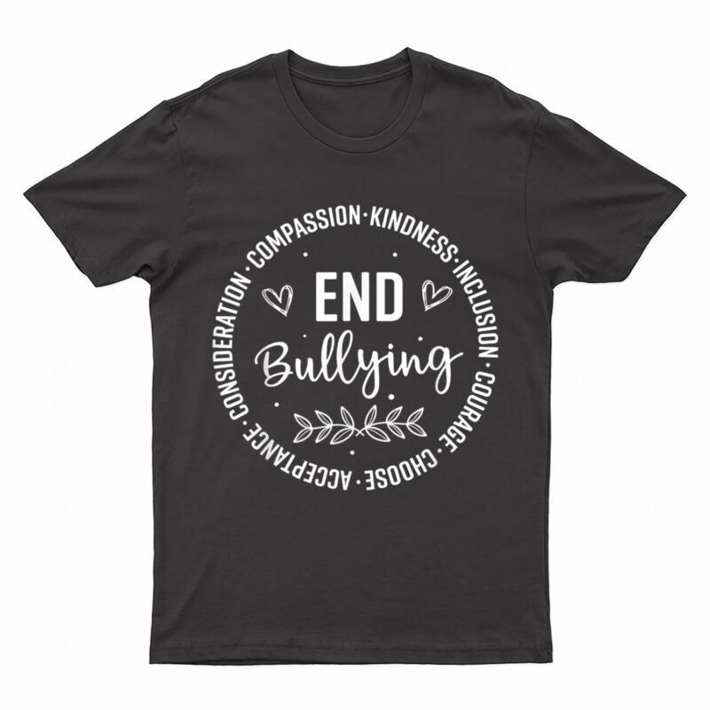 Unity Day Orange Anti Bullying Love Peace Inclusion Teachers T-Shirt