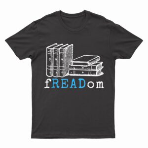 Vintage Retro fREADom  I Read Banned Books T-Shirt