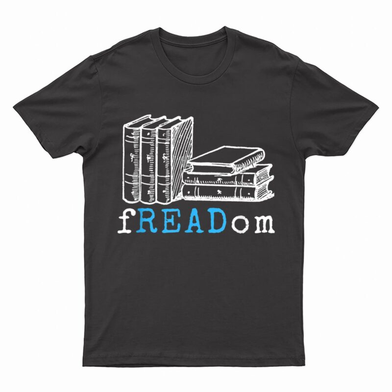 Vintage Retro fREADom  I Read Banned Books T-Shirt